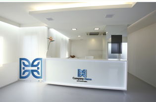 创意翱翔 以蓝色抽象蝴蝶为灵感的专业教育咨询Logo设计